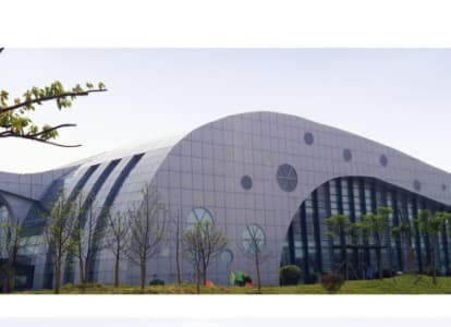 三清山会议中心外景网架工程